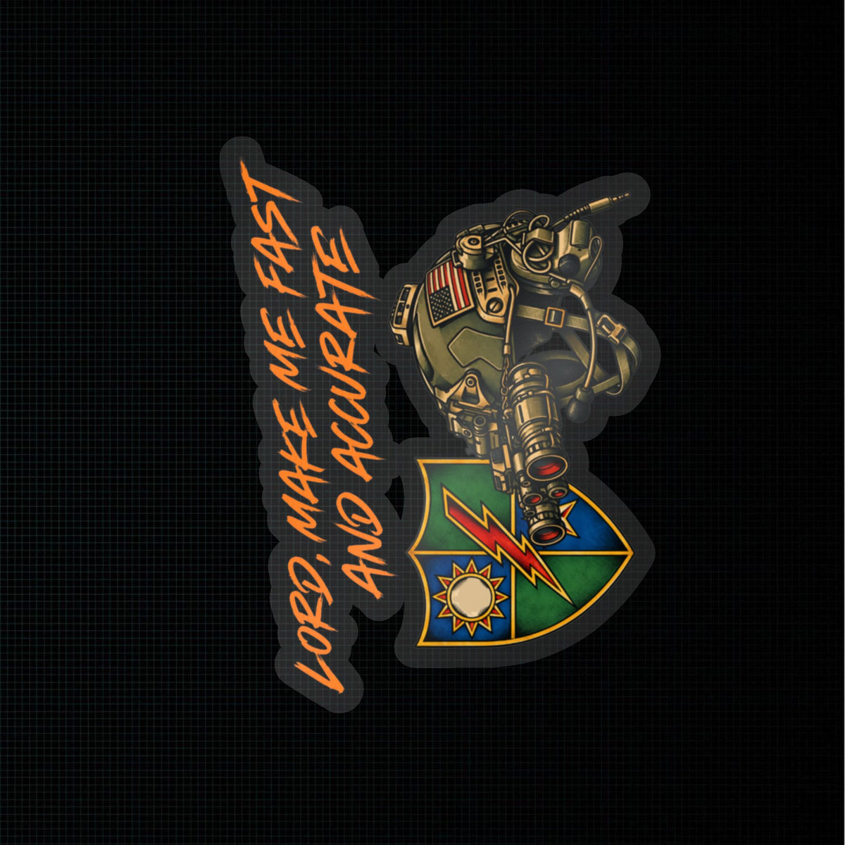 Copy of Infantry Fast and Accurate Kiss-Cut Vinyl Decal