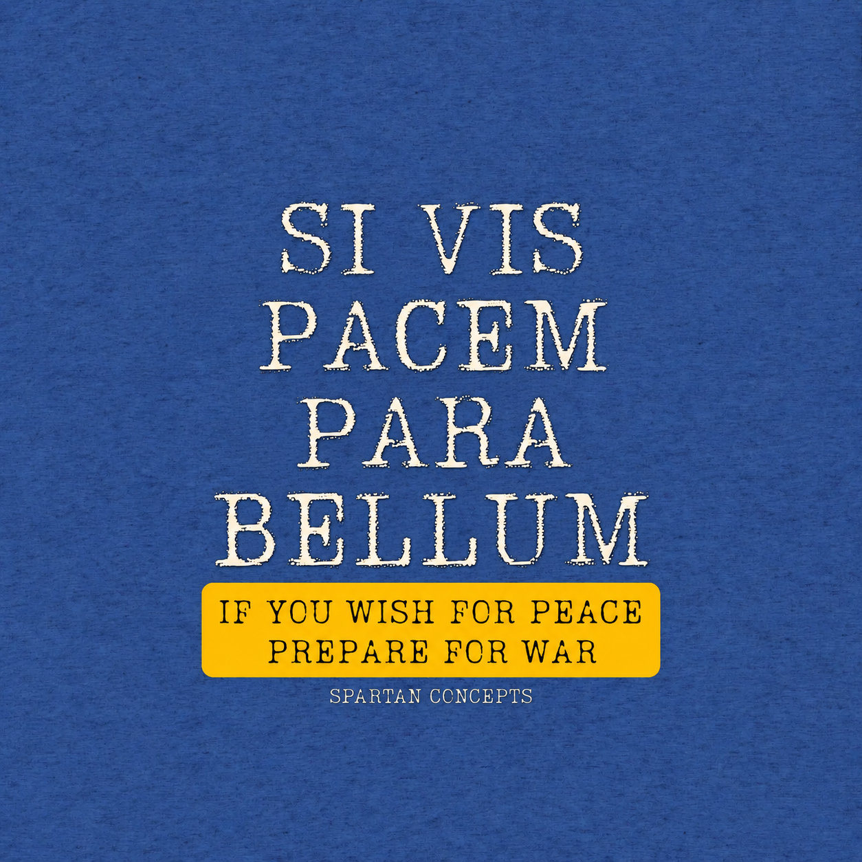 Prepare for War