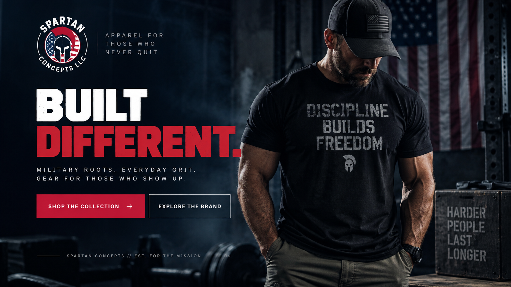 Spartan Concepts military-inspired apparel campaign